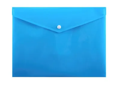 Micro, teczka kopertowa na zatrzask, A4, niebieska