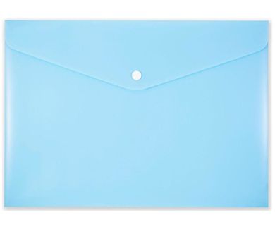 Micro, teczka kopertowa na zatrzask, A4, pastelowy niebieski, 1 szt.