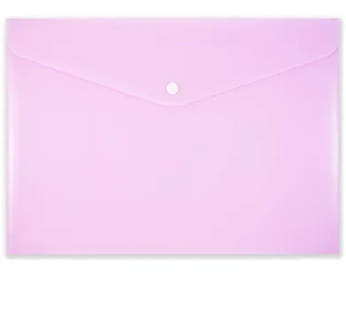 Micro, teczka kopertowa na zatrzask, A4, pastelowy róż, 1 szt.