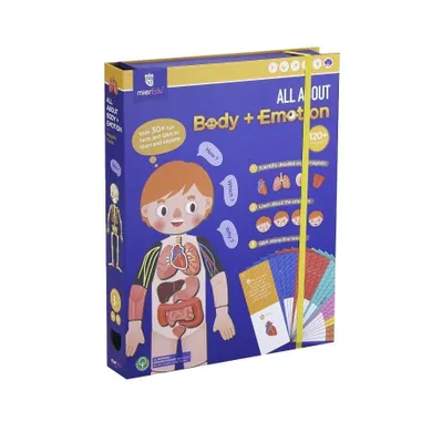 Mieredu, Wszystko o ciele i emocjach, puzzle magnetyczne, 121 elementów