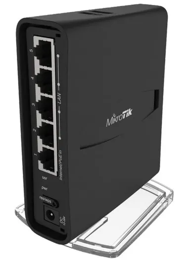 MikroTik, hAP ac2 tower, router WiFi, RBD52G-5HacD2HnD-TC, Dual Band, 5xRJ45 1000Mb/s, 1xUSB