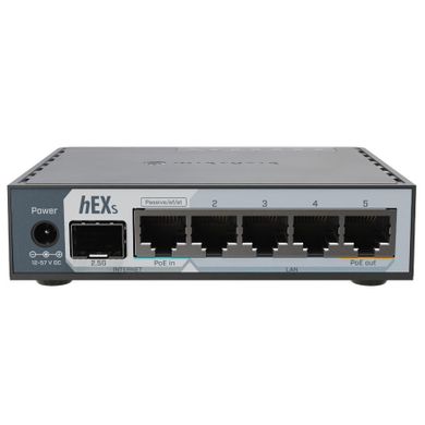 Mikrotik, hEX S, router, E60iUGS, 5xGbE RJ45, 1xSFP