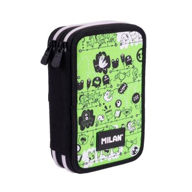 Milan, piórnik rozkładany, podwójny, z wyposażeniem, Tandem