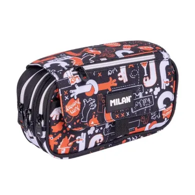 Milan, piórnik saszetka z klapką, Fingers