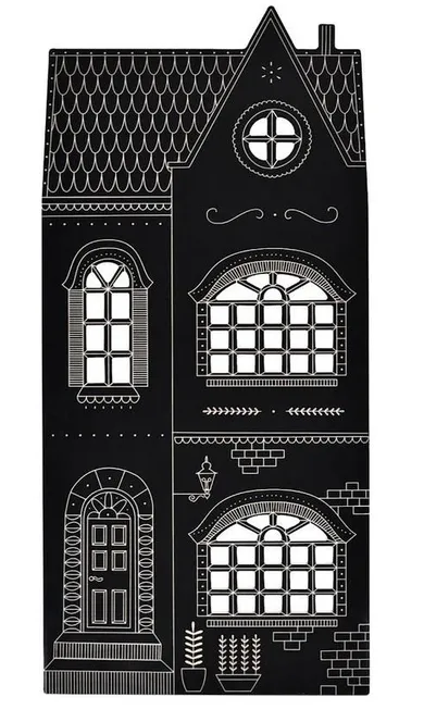 Milin, tablica kredowa, drewniana, jezdnia, 77 cm