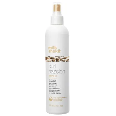 Milk Shake, Curl Passion Leave In, odżywka bez spłukiwania do włosów kręconych, 300 ml