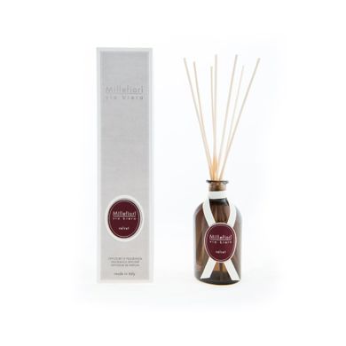 Millefiori, Via Brera Fragrance Diffuser, pałeczki zapachowe, Velvet, 100 ml