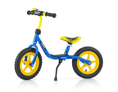 Milly Mally, Dusty, rowerek biegowy 12", blue-yellow
