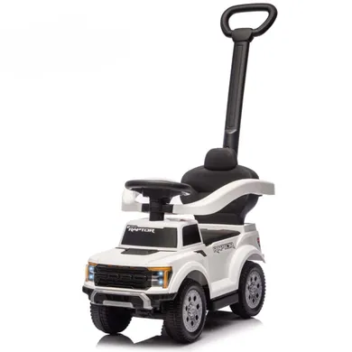Milly Mally, Ford F-150, jeździk z rączką 3w1, biały
