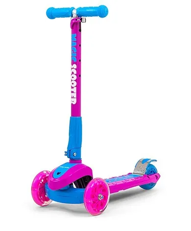 Milly Mally, Scooter Magic, hulajnoga 3-kołowa, Pink-Blue