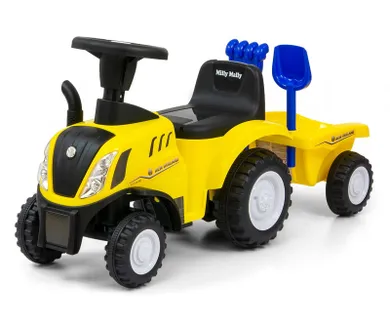 Milly Mally, Traktor New Holland T7, jeździk, pojazd, żółty