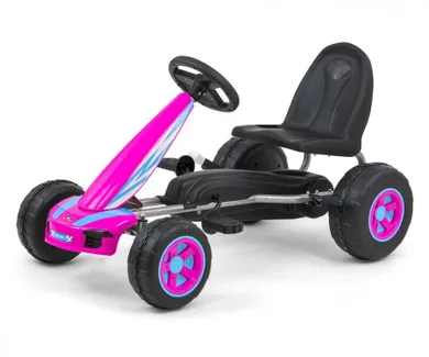 Milly Mally, Viper Pink, gokart na pedały, różowy