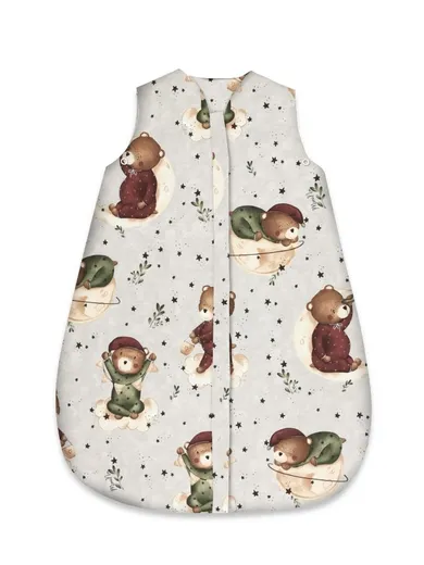 MimiNu, Avi, Miś na Księżycu, śpiworek, letni, błękit, TOG 0.5, 3-12m