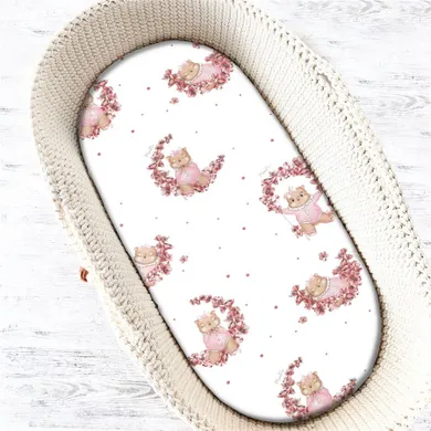 MimiNu, Betty, prześcieradło do kołyski, 40-90 cm