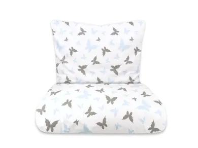 MimiNu, Junior, Butterfly, 2-częściowy komplet pościeli, 140-200 cm + 50-60 cm