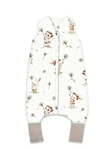 MimiNu, Kotki, śpiworek do spania z nogawkami, letni, TOG 0.5, rozmiar M, 2-6 l