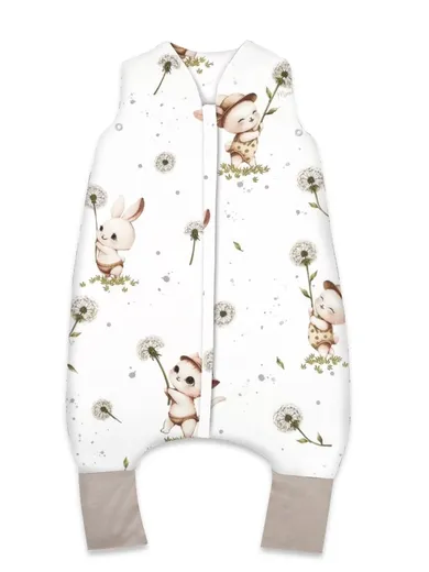 MimiNu, Kotki, śpiworek do spania z nogawkami, letni, TOG 0.5, rozmiar S, 1-2.5 l