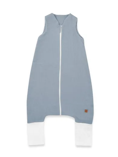 MimiNu, letni śpiworek z nogawkami, muślin, jeans, TOG 0.5, rozmiar M, 2-6 l