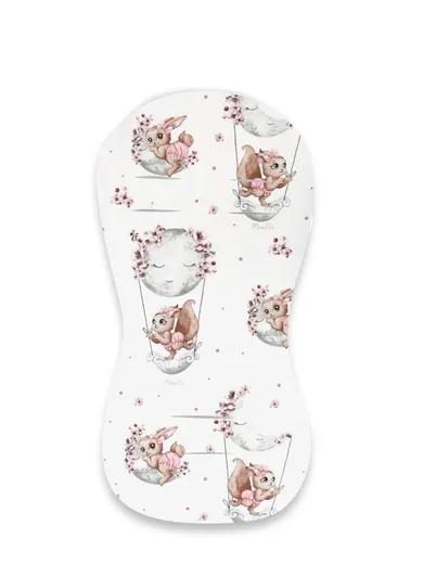 MimiNu, Lili, wkładka uniwersalna, bawełna, pudrowy róż, 35-70 cm