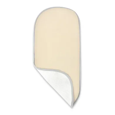 MimiNu, materacyk oddychający do gondoli, muślin, ciepły beż