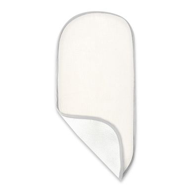 MimiNu, materacyk oddychający do gondoli, muślin, śmietanka