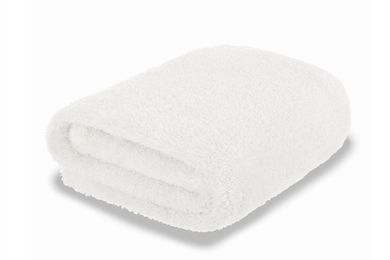 MimiNu, miękki kocyk polarowy, biały, 75-100 cm