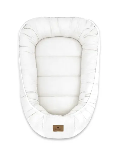 MimiNu, muślinowy kokon niemowlęcy, śmietanka