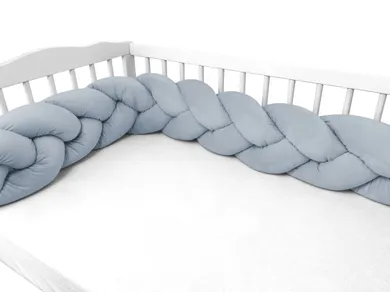 MimiNu, ochraniacz warkocz, velvet, jeans, 240-250 cm