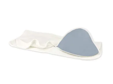 MimiNu, okrycie kąpielowe, muślin, jeans, 100-100 cm