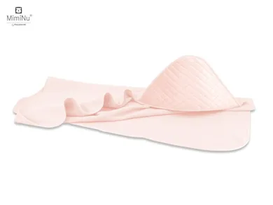 MimiNu, okrycie kąpielowe, termofrotte, velvet pikowany, magnolia, 100-100 cm