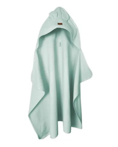 MimiNu, okrycie kąpielowe z kapturkiem, termofrotte, zimna mięta, 85-120 cm