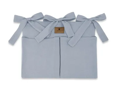 MimiNu, Oslo, przybornik muślinowy, jeans