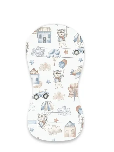 MimiNu, Piloci, wkładka uniwersalna, bawełna, błękit, 35-70 cm