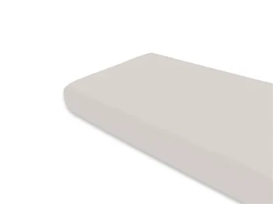 MimiNu, prześcieradło jersey z gumką, beż, 80-160 cm