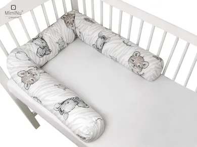 MimiNu, Safari, ochraniacz do łóżeczka, wałek