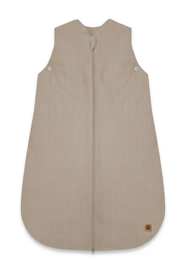 MimiNu, Soft, Avi, śpiworek całoroczny na suwak, prążek, mokka, TOG 2.0-2.5, 3-12m