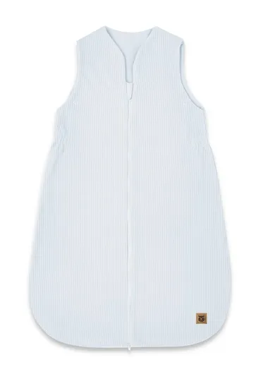 MimiNu, Soft, Avi, śpiworek do spania na suwak, prążek, baby blue, TOG 0.5-1, 3-12m