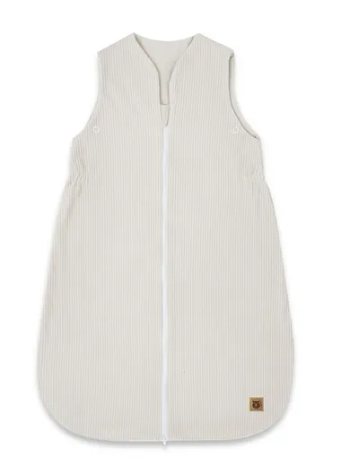 MimiNu, Soft, Avi, śpiworek do spania na suwak, prążek, beż, TOG 0.5-1, 3-12m