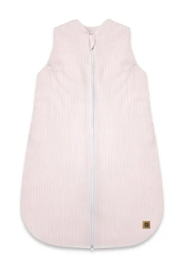 MimiNu, Soft, Avi, śpiworek do spania na suwak, prążek, pudrowy róż, TOG 2-2.5, 3-12m