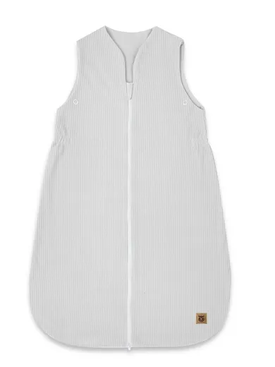 MimiNu, Soft, Avi, śpiworek do spania na suwak, prążek, szary, TOG 0.5-1, 3-12m