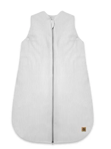 MimiNu, Soft, Avi, śpiworek do spania na suwak, prążek, szary, TOG 2-2.5, 3-12m