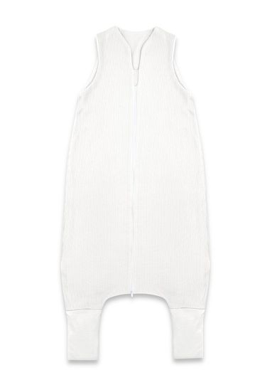 MimiNu, Soft, Flo, śpiworek do spania z nogawkami, prążek, śmietanka, TOG 0.5-1, rozmiar M, 2-6 l