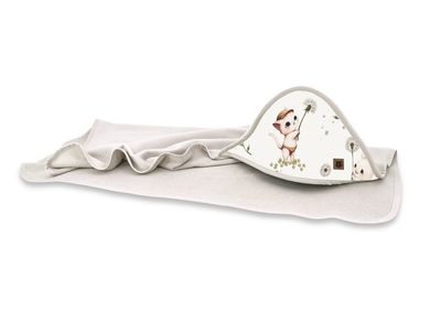 MimiNu, Soft, okrycie kąpielowe, kotki, 100-100 cm