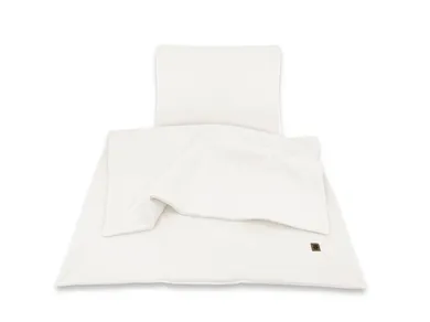 MimiNu, Soft, zestaw: pościel z wypełnieniem, TOG 1.75, ecru, 75-100 cm