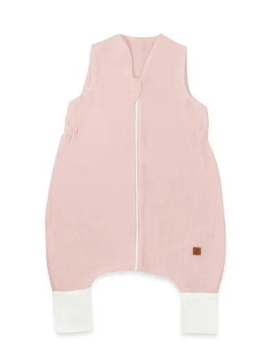 MimiNu, śpiworek z nogawkami, muślin, pudrowy róż, letni, TOG 0.5, rozmiar S, 1-2.5 l