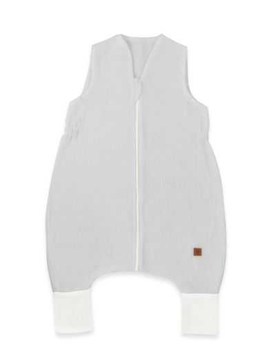 MimiNu, śpiworek z nogawkami, muślin, szary, letni, TOG 0.5, rozmiar S, 1-2.5 l