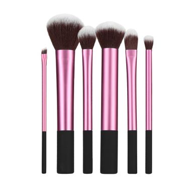 Mimo, pędzle do makijażu, różowy, 6 szt.