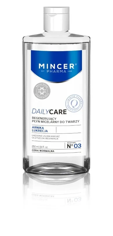 Mincer Pharma, Daily Care nr 03, regenerujący płyn micelarny do twarzy, 250 ml