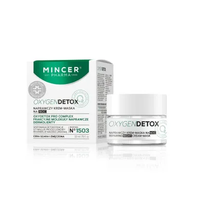 Mincer Pharma, Oxygen Detox nr 1503, krem-maska naprawczy na noc, 50 ml