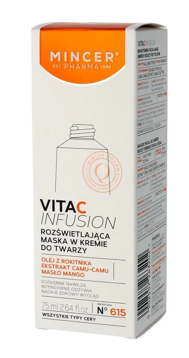 Mincer Pharma, VitaClnfusion nr 615, maseczka do twarzy, 75 ml